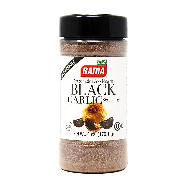 BADIA BLACK GARLIC SEASONING, 6 OZ – RICH,...