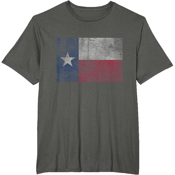 Calhoun Men's USA American Flag T-Shirt (Distressed, Small