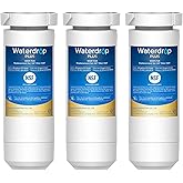 Waterdrop Plus XWF Replacement for GE® XWF, WR17X30702 Refrigerator Water Filter, NSF/ANSI 401&53&42&372 Certified, Reduces RFAS, 3-Pack (Not XWFE)