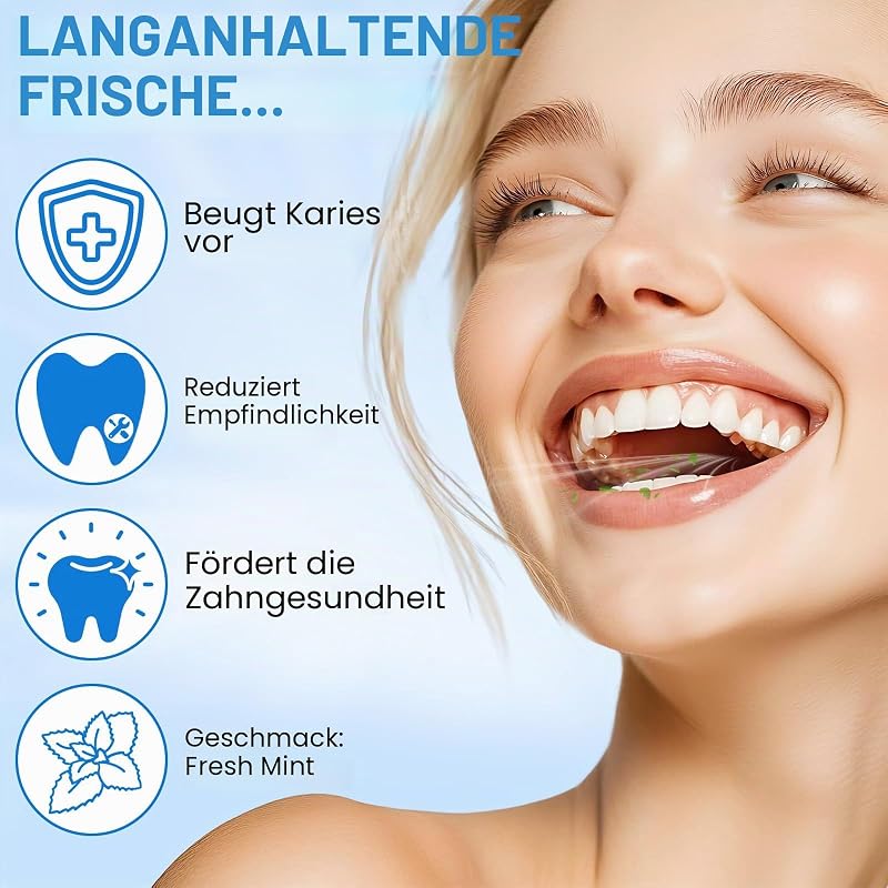 Hydroxylapatit Zahnpasta 2er-Pack, Fluoridfreie 9.9% Nano Hydroxylapatit Zahnpasta, Hilft bei der Remineralisierung, Schützt den Zahnschmelz, Lindert Empfindlichkeit, Stärkt die Zähne, Mundpflege