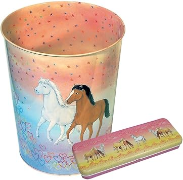 Kinderzimmer Set Pferde Bestehend Aus Papierkorb Traumpferdchen