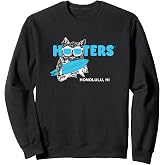 Hooters Honolulu Hawaii Surfing Hootie the Owl Restaurant Sweatshirt