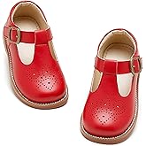 Otter MOMO Toddler Little Girls Oxford Shoes Mary Jane Flat T-Strap School Uniform Party Dress Shoes