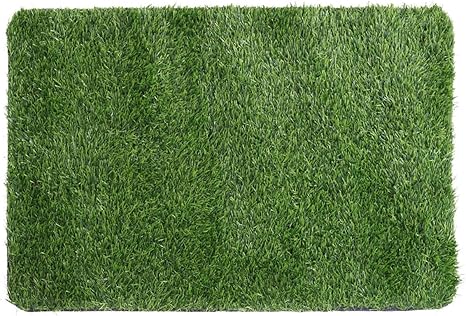 Vosarea Cesped Artificial Felpudo Hierba Sintética Entrada Estera de