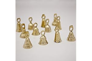 India Arts Two Dozen Assorted 2" Brass Bells