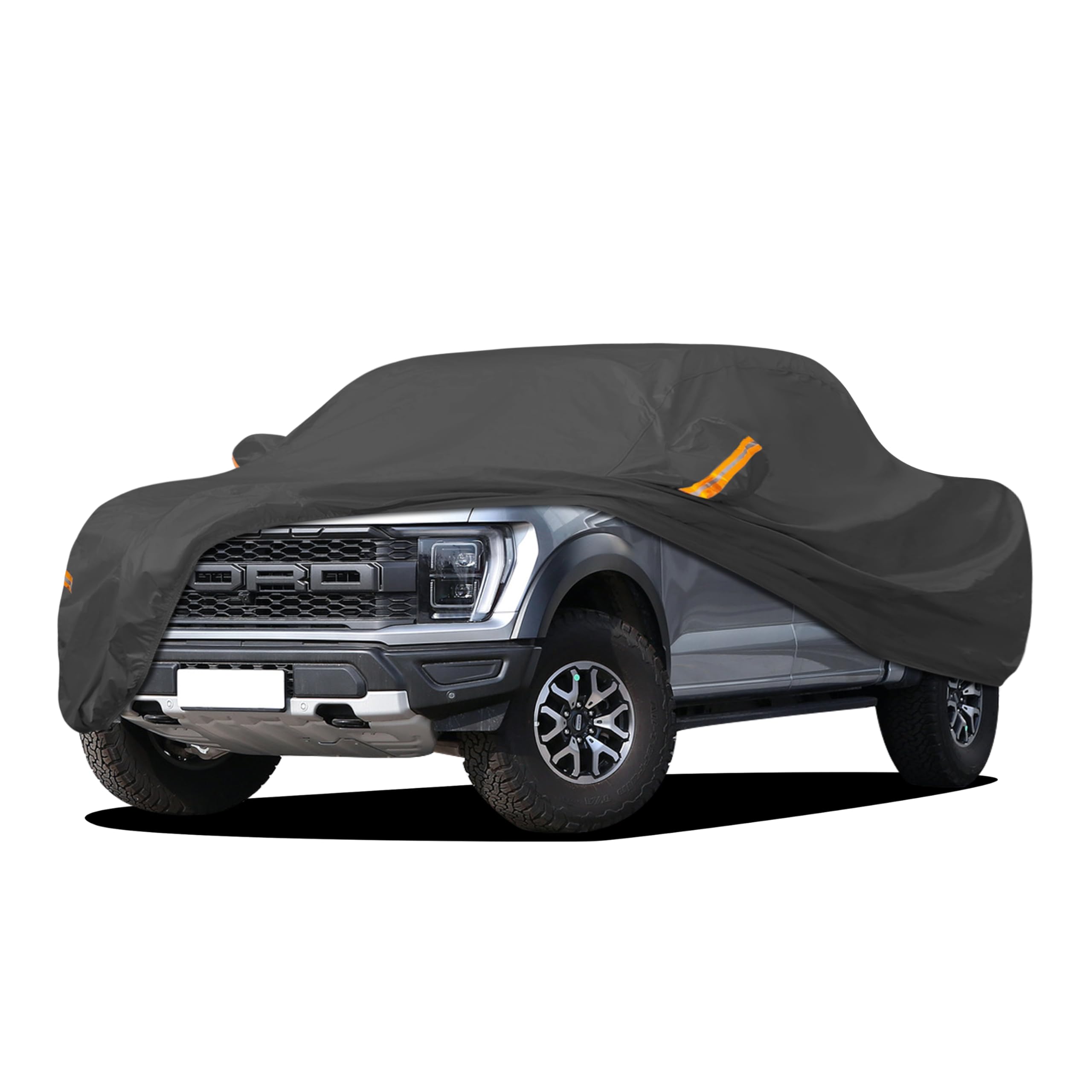 Photo 1 of COLOR RAIN TIME Heavy Duty Truck Cover Waterproof All Weather. Pickup Truck Cover for Nissan Frontier, Ford F100 Ranger, Chevy C10 S10 etc, Regular Cab Short Box. Length: Up to 210 inches.