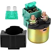 Cyleto Starter Solenoid Relay for Kawasaki Bayou 220 KLF200 1988-2002 ATV | Bayou 250 KLF250 2003-2010 ATV/KLX650 KLX 650 1993-1996/VN800 Vulcan 800 1996-2005/for Honda VT750C Shadow 2000 GSXR750