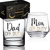 Innfueunun Funny Dad & Mom Set Gifts for New Parents Funny Gift for Father's Day, Mother's Day, Christmas, Birthday, Baby Shower