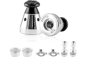 Bonsicoky 2PCS Universal Pressure Cooker Relief Jigger Valve with Exhaust Rod, Safe and Anti-blocking, Regulator Weight Pressure Control 80KPA