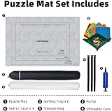 MOZOOSON Jigsaw Mat 118x80cm for 1000 1500 2000 Piece Puzzles Felt Roll view 7