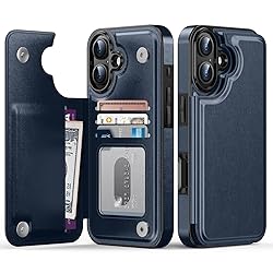 Goodon for iPhone 16 Plus Case Wallet - Flip Folio
