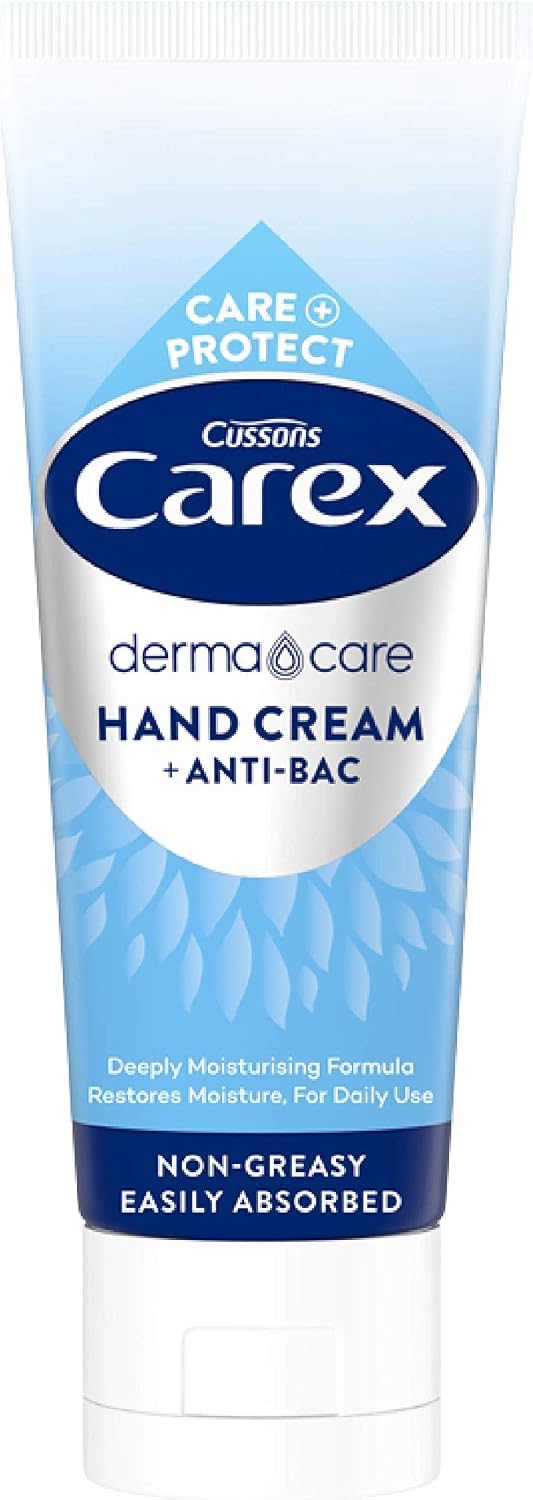 Carex Antibacterial Original Hand Cream, Gentle & Protects Hands, Bulk Buy, Pack of 6 x 75ml, White, 75 ml (Pack of 6) - Image 3