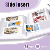 Riosin 108 Pockets Mini Album for Instax Mini 12 11 9 7+ Link 2 Lilac view 4