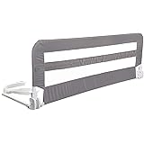 Little Chicks Sydney Fold Down Bed Rail Guard with Secure Safety Anchors for Flat and Slat Beds up to Queen Size - Model CK02