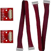 risingsaplings 2pcs Breakout Board with Cable for PMS5003 PM2.5 PM10 Air Quality Sensor