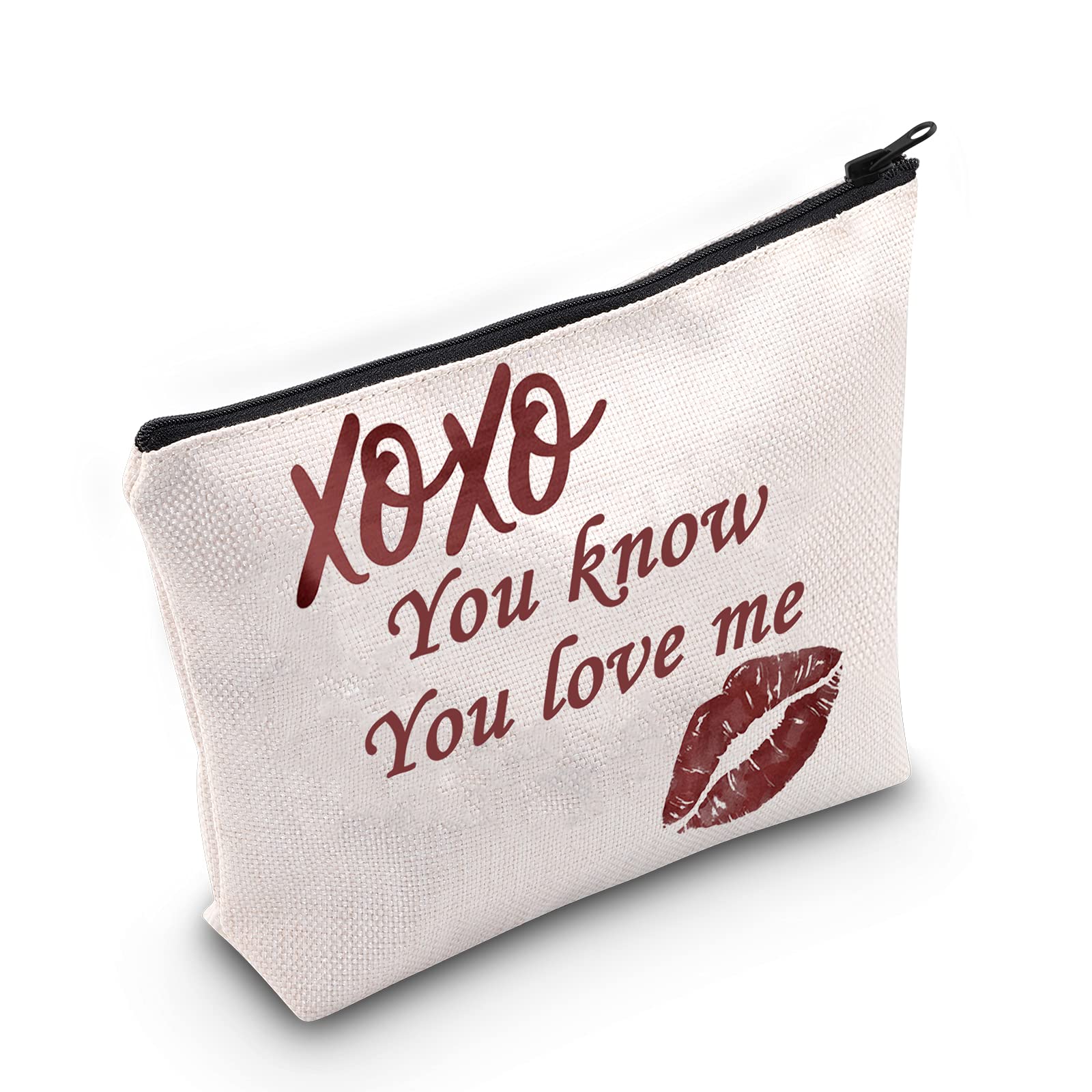 LEVLO Funny Serena Cosmetic Bag Serena Blair Fans Gift You Know You Love Me Makeup Zipper Pouch Bag Serena Blair Merch, You Know You Love Me, Makeup Bag