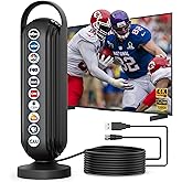 2025 TV Antenna for Local Channels,TV Antenna Outdoor 999+ Miles Long Range, Indoor/Outdoor TV Antenna for Smart TV, 16.5ft C
