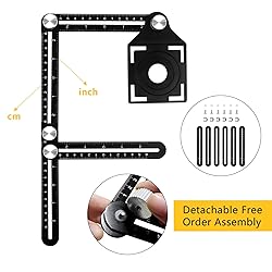 Aluminum Alloy Multi-Function six-fold Ruler Angle