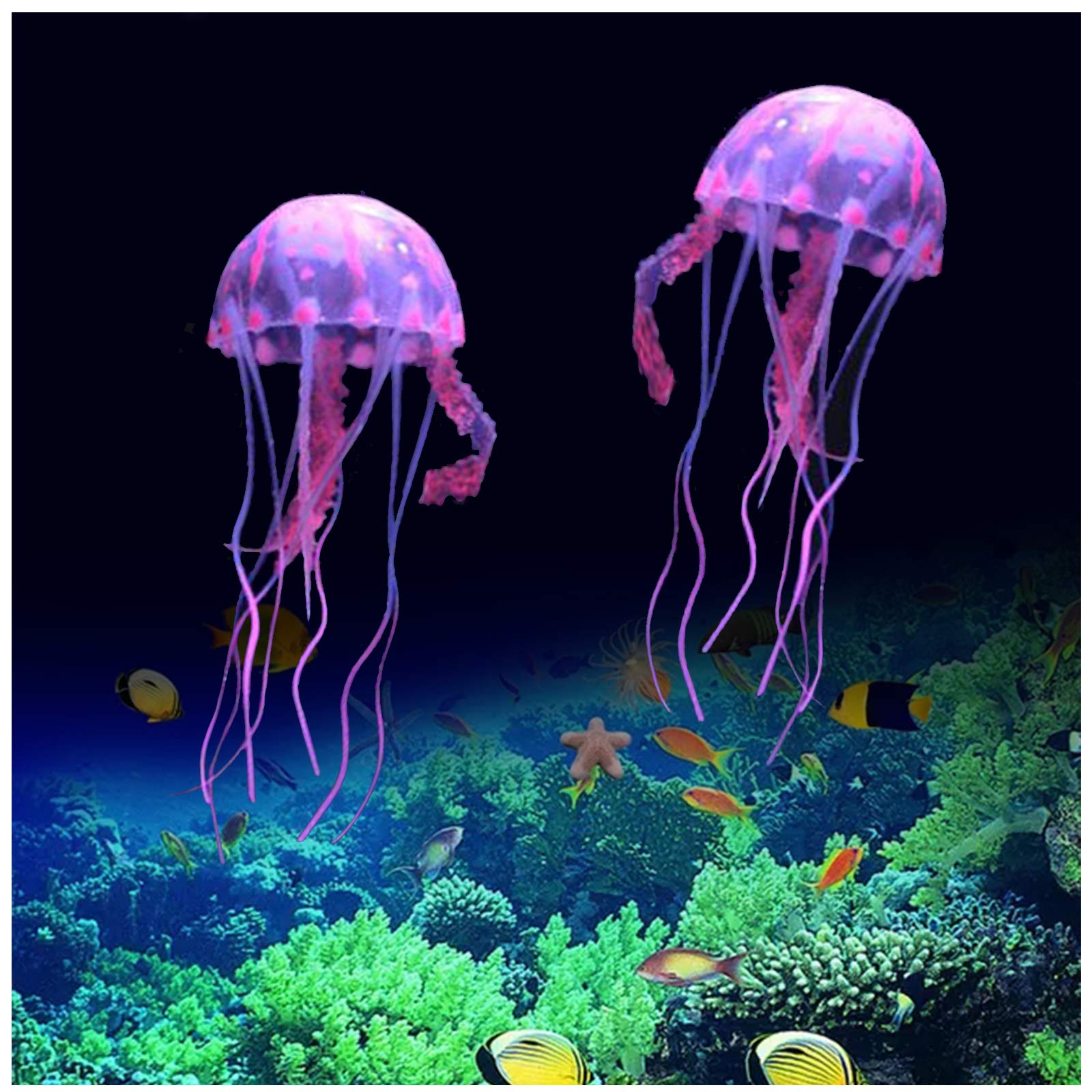 WishLotus 2 PCS Jellyfish, Simulation Jellyfish