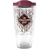 Tervis Harry Potter The Marauder's Map Made in USA Double Walled Insulated Tumbler Travel Cup Keeps Drinks Cold & Hot, 24oz, Classic