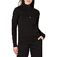 Amazon Essentials Women's Standard French Terry Fleece Quarter-Zip Top