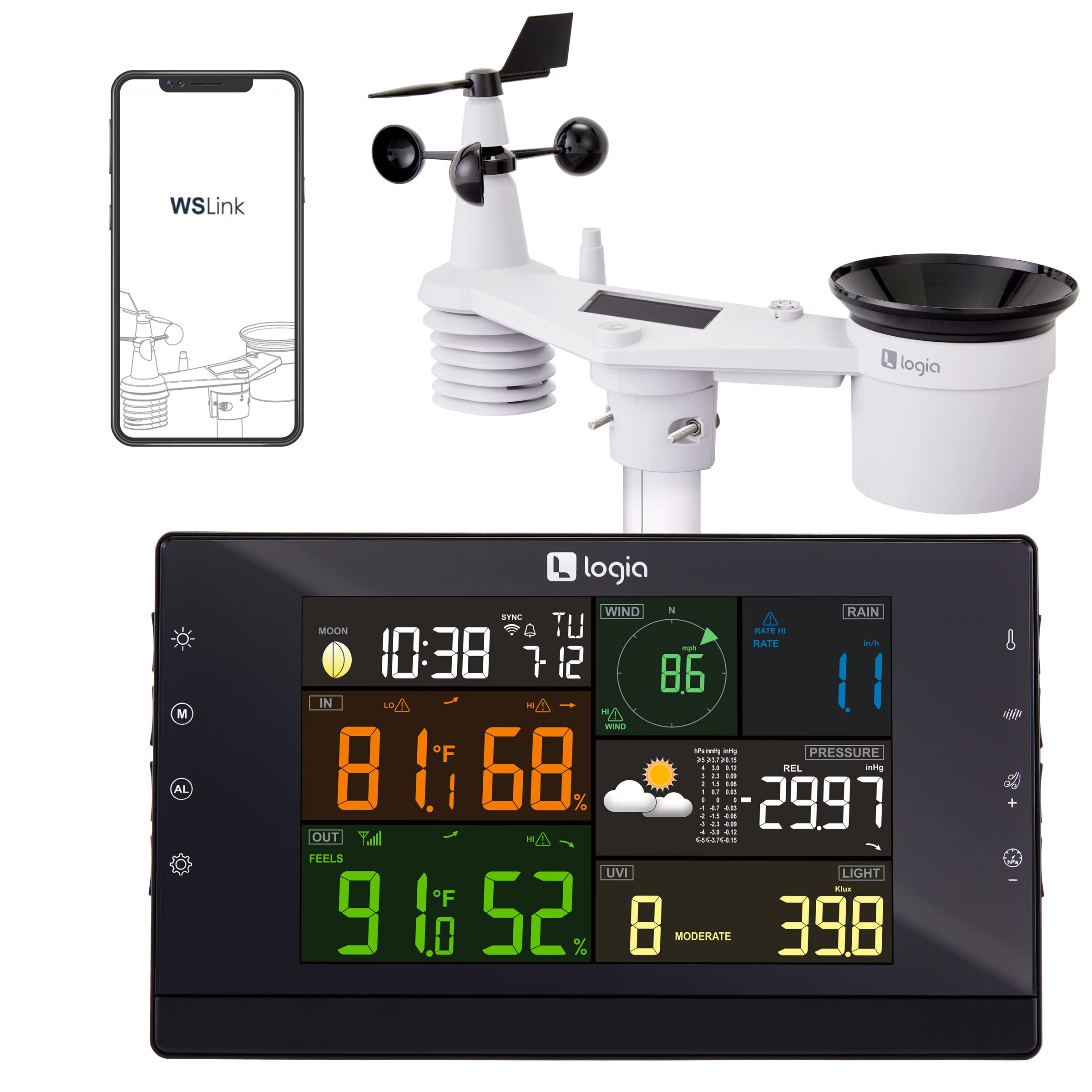Logia 17-in-1 Wi-Fi Wireless Weather Station with
