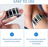 nllkii 10 Pcs Forehead Thermometer Strips Reusable Quick Read Fever view 3