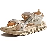 KuaiLu Womens Orthopedic Walking Sandals with Comfortable Arch Support Recovery Sport Relief Plantar Fasciitis Summer Outdoor Hiking Adjustable Strap Platform Cushion Shoes