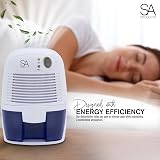 SA Products 500ml Portable Dehumidifier and Air Purifier White view 7