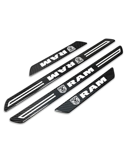 8pcs Carbon Fiber Leather Door Scuff Plate Door Si... – Vicedeal - View #4