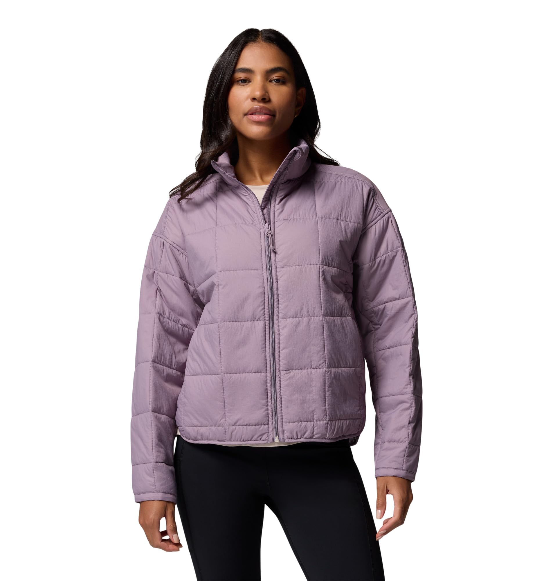 Columbia Womens Sienna Hill Quilted Jacket, Shale Purple, X-Large