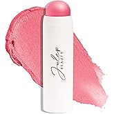 Julep Skip The Brush Cream to Powder Blush Stick - Peony Pink - Blendable and Buildable Color - 2-in-1 Blush and Lip Makeup Stick