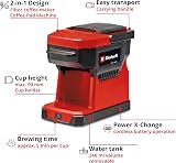 Einhell Cordless Coffee Maker 18V Power X-Change Portable Coffee Machine view 3
