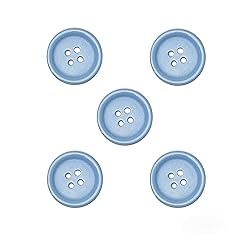 Libiline 100pcs Resin Button Solid Color 4Holes