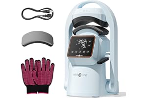 HTVRONT Auto Hat Press Machine - Hat Heat Press Machine with Precise Temp&Timer Control, A300 Hat Heat Press Machine for Caps with 2 Platens, Compatible with DTF Film, Embroidery Patches, Sublimation