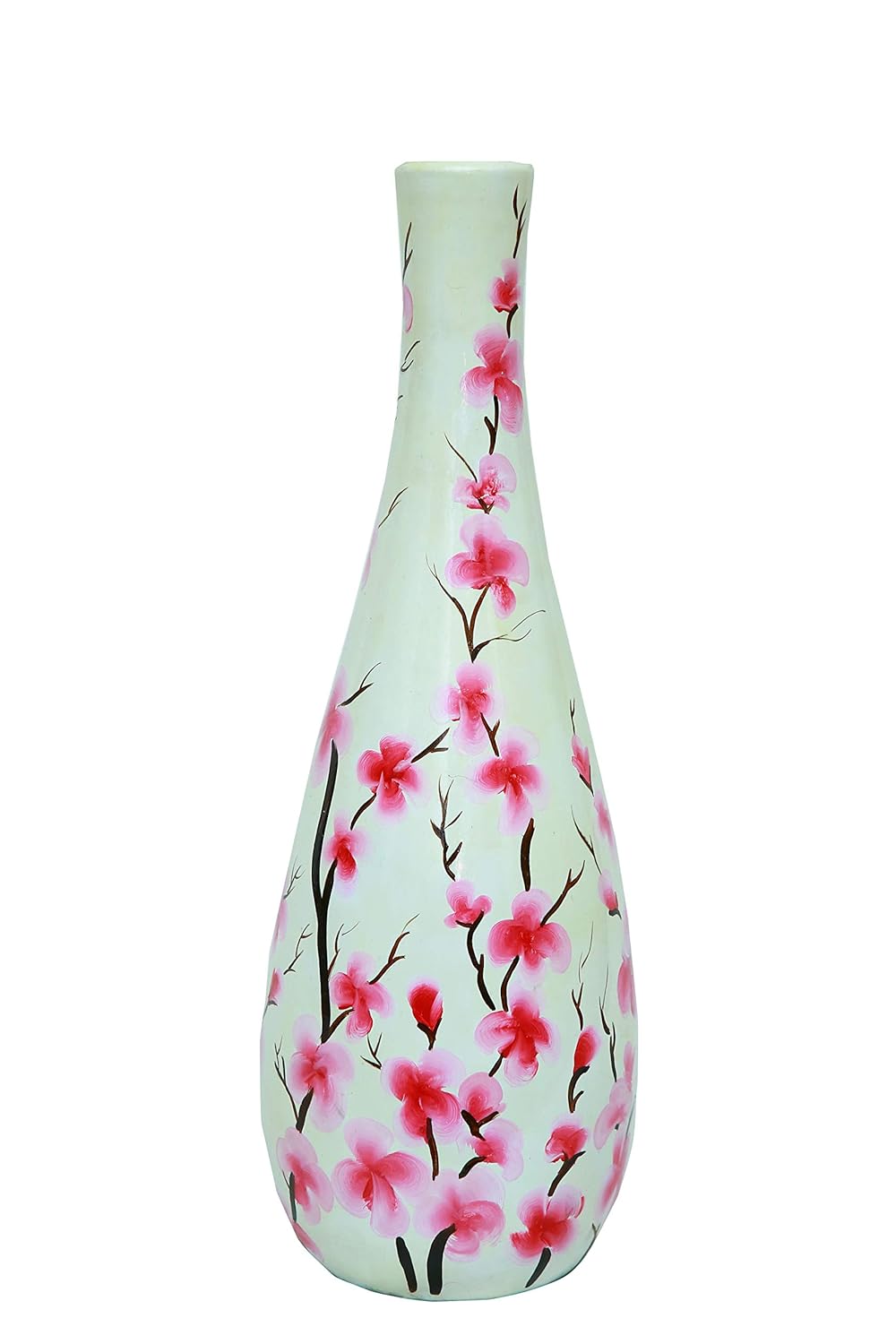 Buy Evami Handmade Decorative Terracotta Beautiful One Stroke Painting With Floral Design Vase Pot For Home Gift In Multi Colour Online At Low Prices In India Amazon In