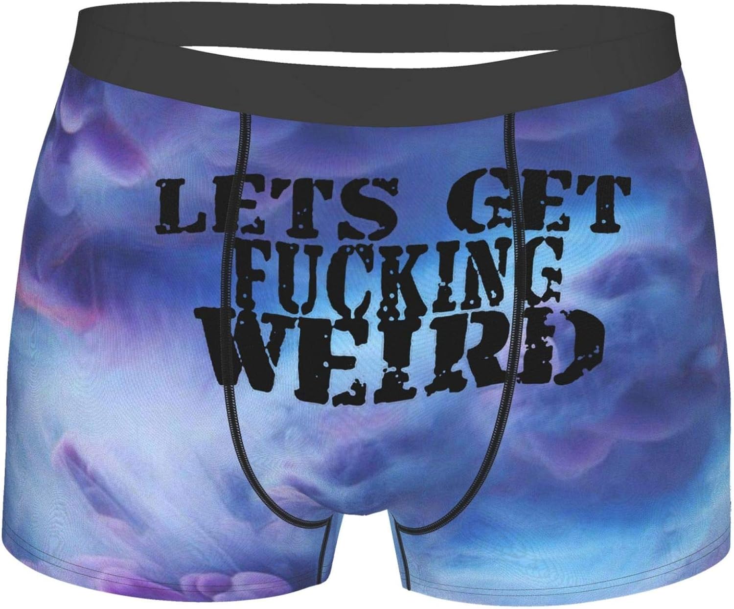 Let'S Get Fucking Weird Men'S Boxer Briefs, Comfort Strench Waistband