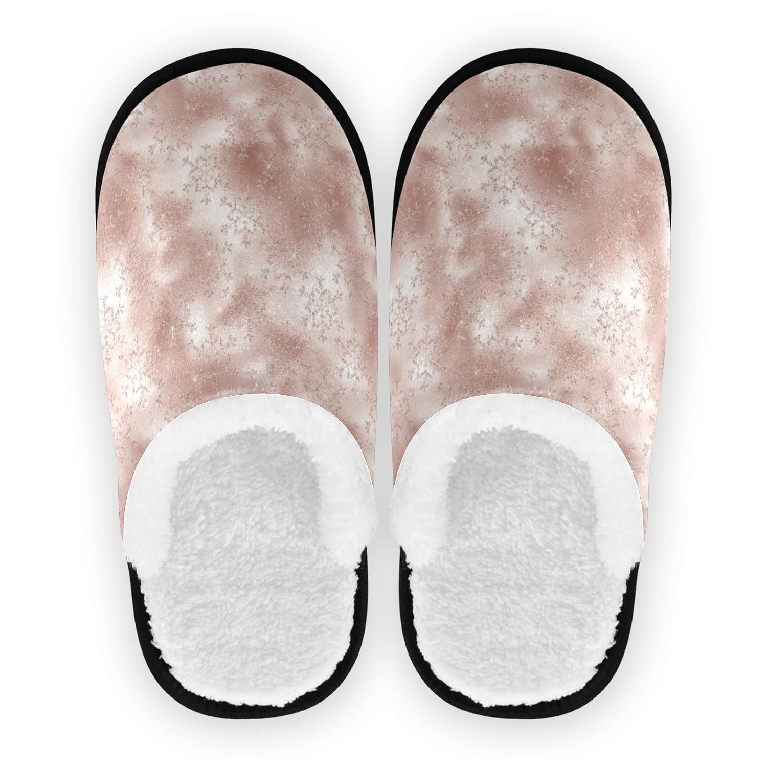 rose gold house slippers