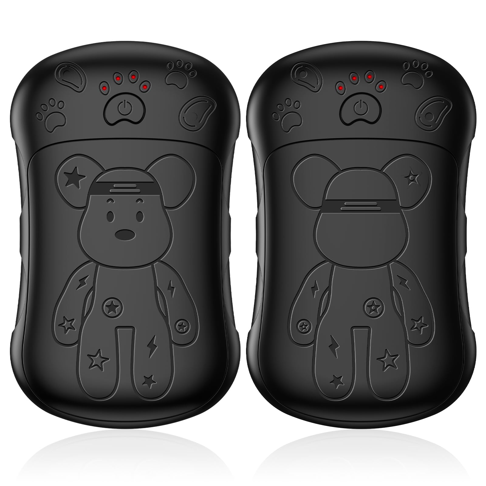 Pack of 2 Electric Hand Warmers Pocket Warmer Reusable 6000 mAh Rechargeable Pocket Oven Magnetic Hand Warmers Outdoor Camping Heating Gifts for Men Women Children