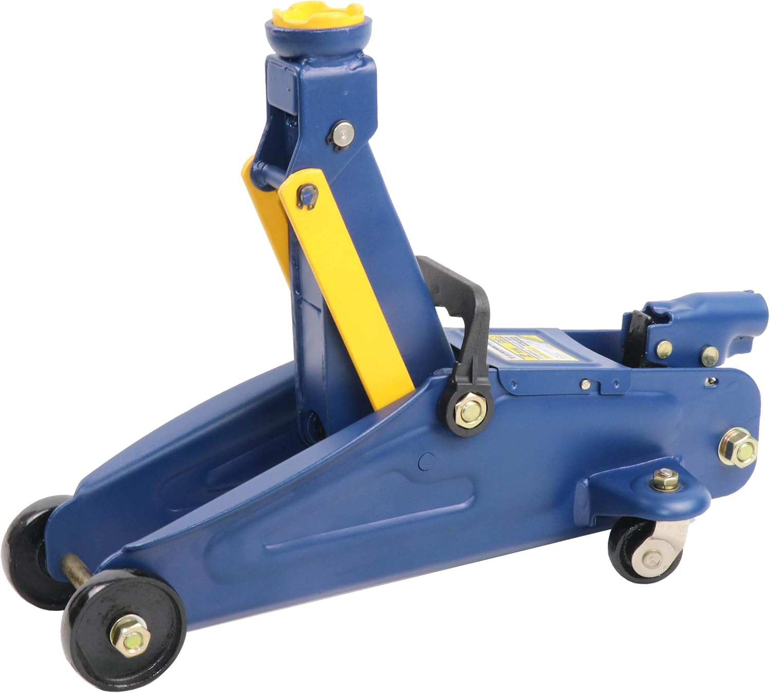 Stronghold Hydraulic Floor Jack, Steel, 12-3/4" Max. Height, 2 Ton - 4,000 lb. Capacity: Automotive