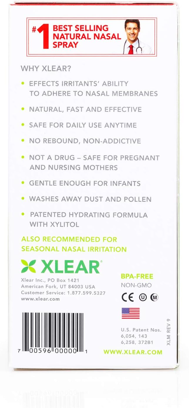 Xlear Nasal Spray with Xylitol, 1.5 fl oz (Pack of 2): Health & Personal Care