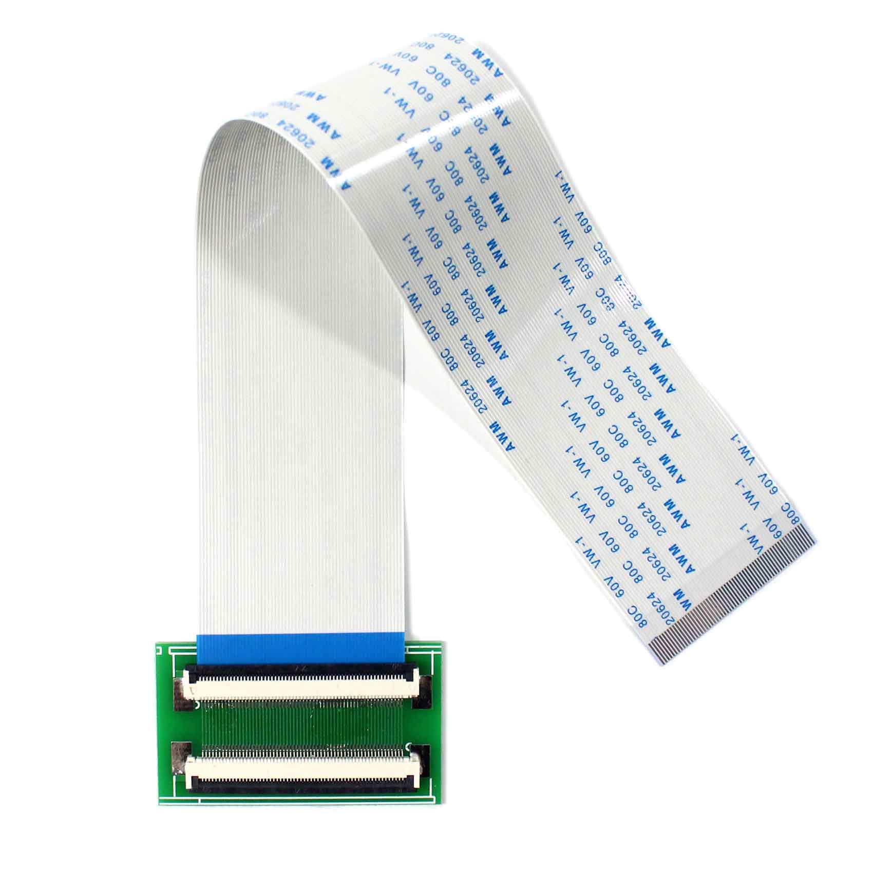VSDISPLAY 60Pin to 60Pin ZIF 0.5mm connector adapter with extension flat cable FFC extend