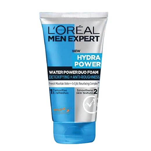 L'Oreal Paris Men Expert Hydra Power Duo Foam Cleanser, 100ml