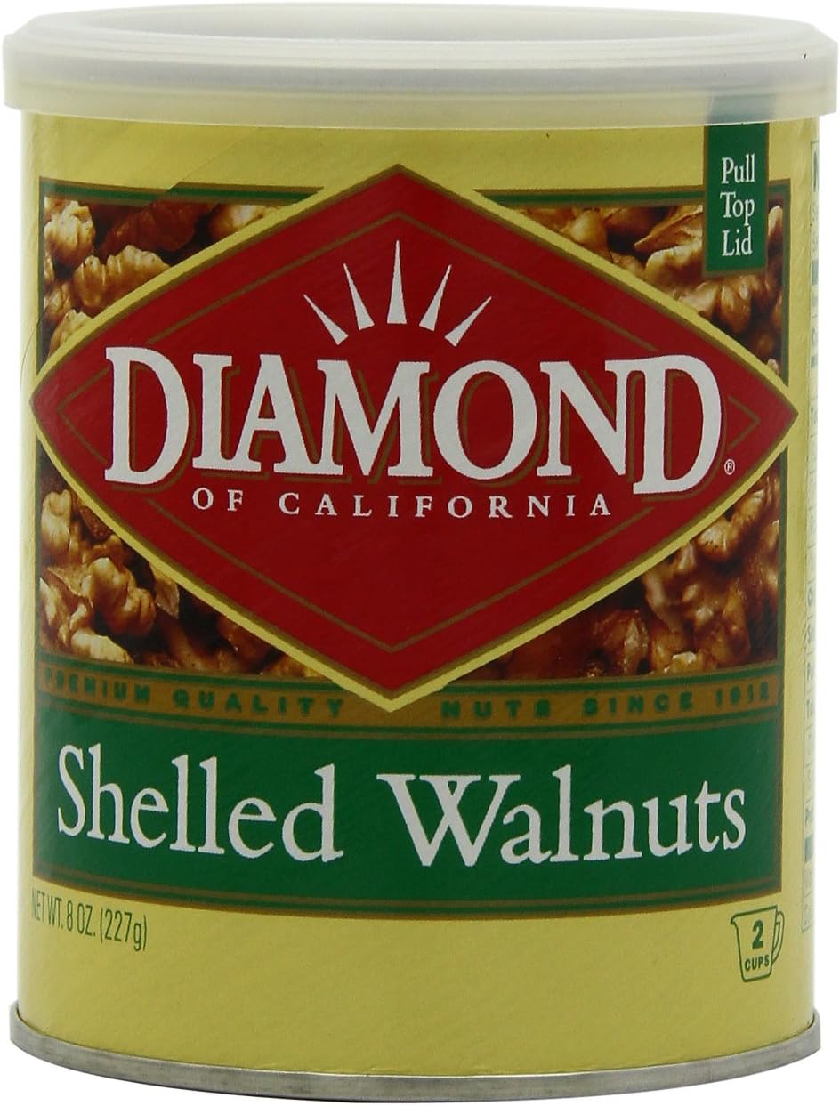 Diamond Shelled Can Walnuts, 8-Ounce