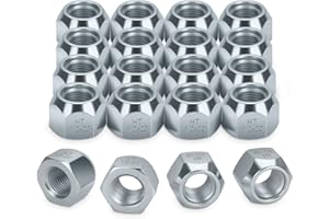 20pcs 1/2-20 Inch Trailer Lug Nuts, Heat Treated Zinc Plated 509 Tire Lugs Wheel Nuts for Wheel Lug Studs Trailer Wheels/Hubs