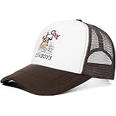 Vintage Trucker Hats Men Women Funny Cute Cowboys Trucker Hats Country Caps Adjustable Snapback Retro Trendy