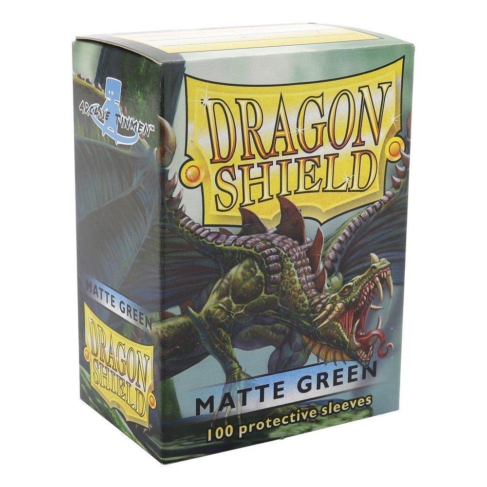 Dragon Shield Standard Sleeves Matte Green Buy Online In United Arab 