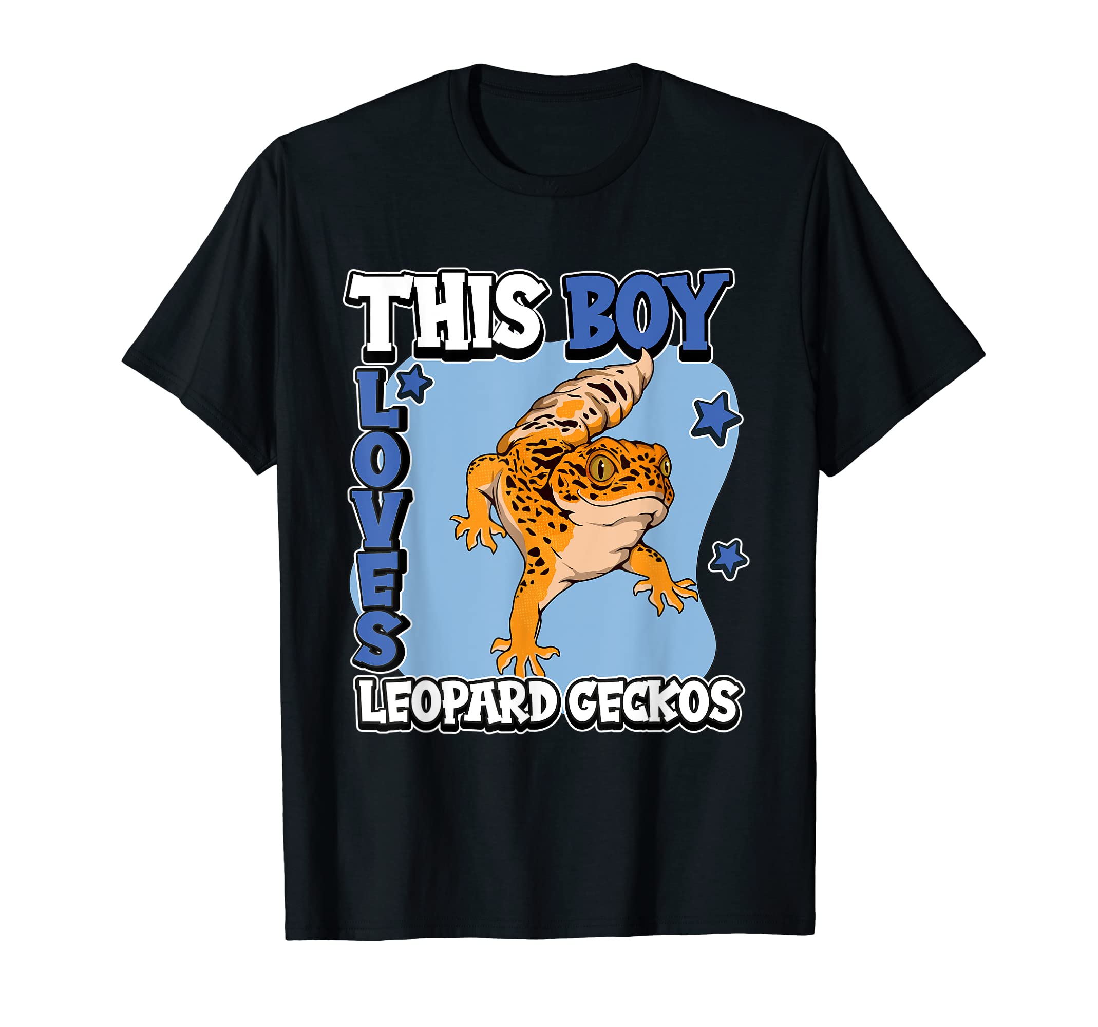 Kids Reptile Quote This Boy Loves Leopard Geckos T-Shirt