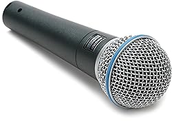 Shure BETA 58A Vocal Microphone with 12" Round Base