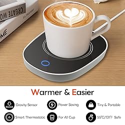 ZIHHO 131℉/55℃ Mug Warmer Coffee Cup Warmer for